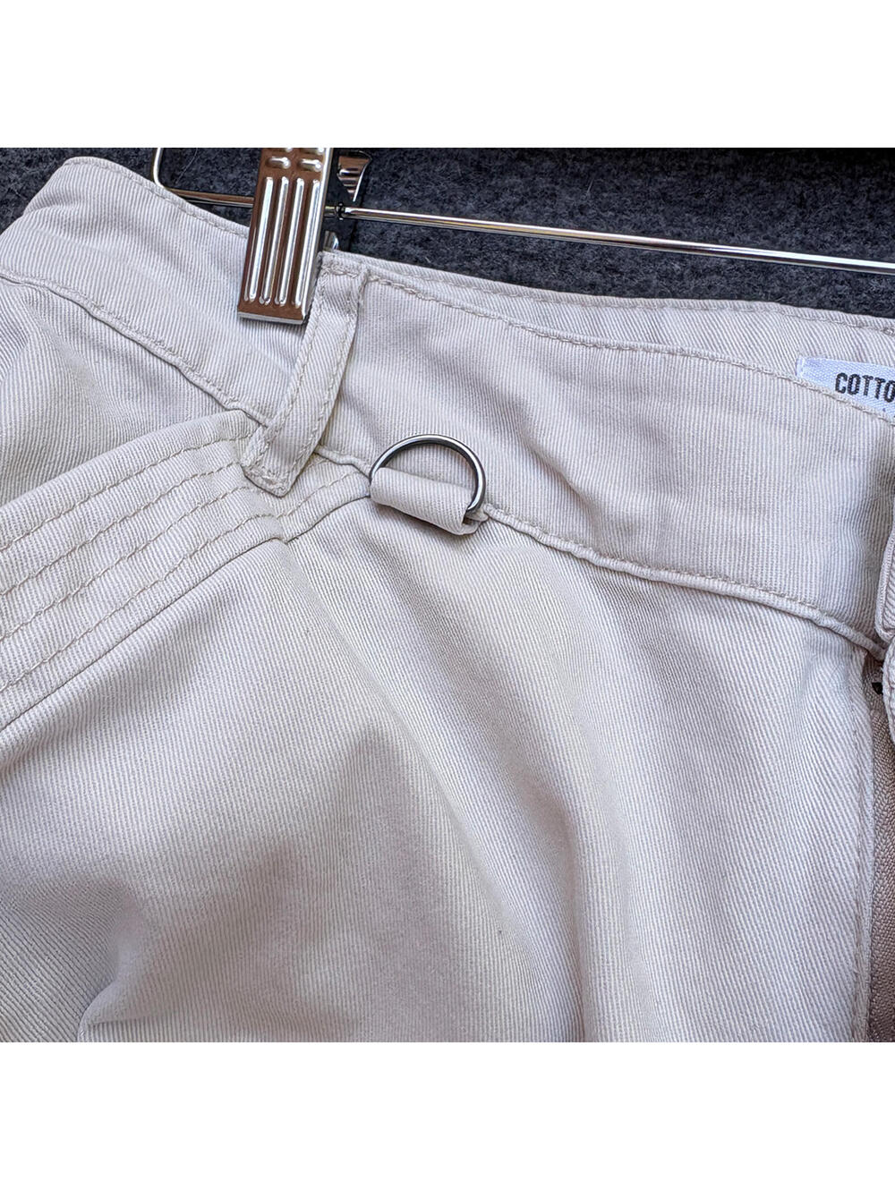 Cotton On Light Beige Cargo Pants with Multiple Pockets - Picture 4 of 6